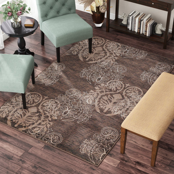 Charlton Home® Bloomington Floral Rug & Reviews Wayfair